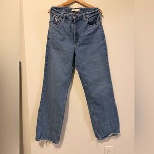 Abercrombie & Fitch Light Blue Straight Leg Jeans